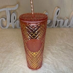 Jeweled 2021 Holiday Edition RoseGold Cold Cup